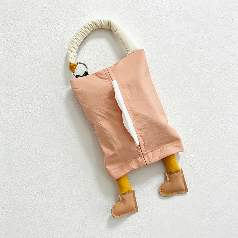 CouldNook Footprint Hanging Tissue Bag - Aesthetic Car Storage Case