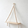 CouldNook Beaded Hanging Wall Shelf - Small Display Rack