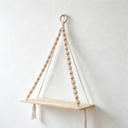 CouldNook Beaded Hanging Wall Shelf - Small Display Rack