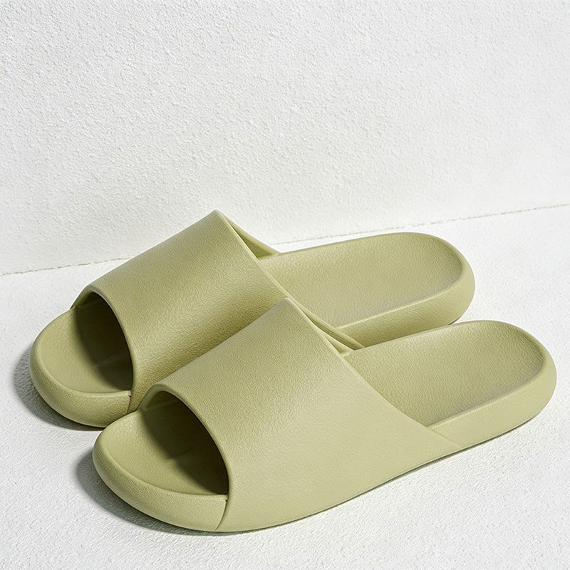 CouldNook Soft EVA Wide Band Slide Slippers - Relaxed Family Accent