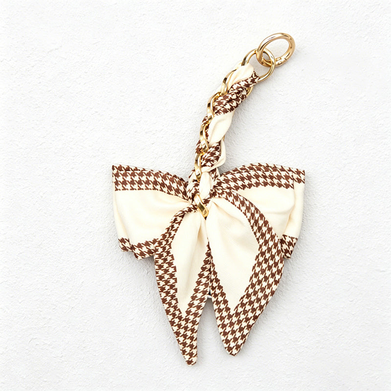 CouldNook 6.69’’ Leaf Pattern Bow Bag Extender - Bag Accent