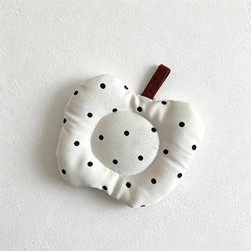 CouldNook Apple Shaped Quilted Coaster - Aesthetic Fabric Drink Mat