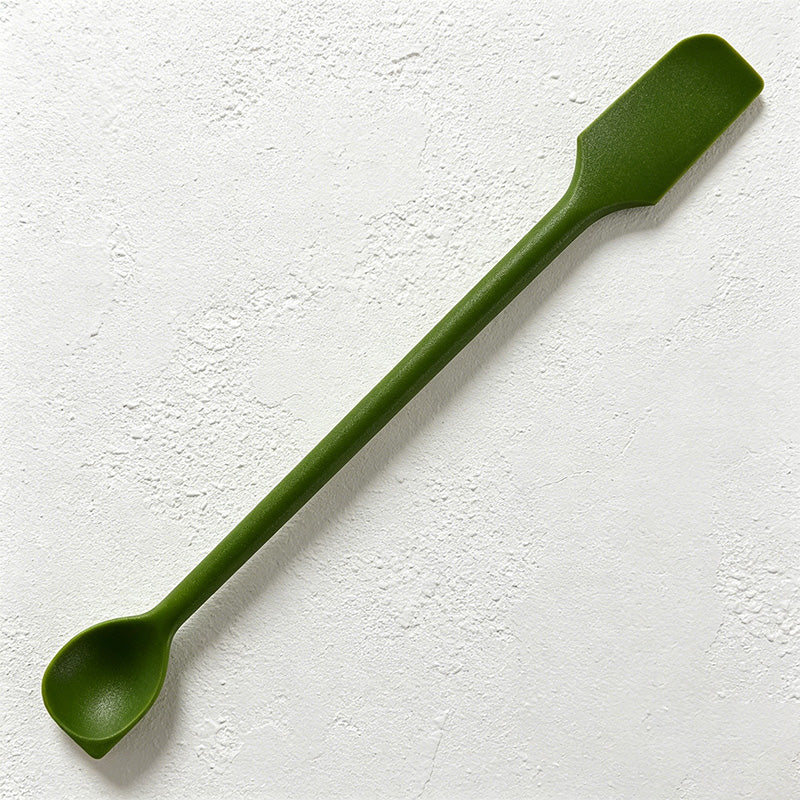 CouldNook Long Handle Dual Head Silicone Spatula Scoop - Kitchen Accessory