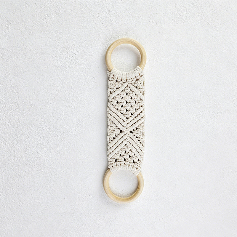 CouldNook Macrame Towel Holder Ring - Kitchen Storage Accent