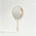 CouldNook Handled Oval Handheld Make Up Mirror - Simple Daily Essential