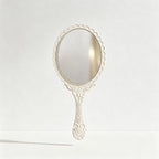CouldNook Handled Oval Handheld Make Up Mirror - Simple Daily Essential
