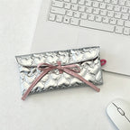 CouldNook Bow and Heart Mini Pouch - Everyday Organizer Bag