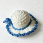CouldNook Mini Hand Crochet Santa Hat - Pet & Doll Festive Accessory
