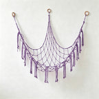 CouldNook Macrame Wall Storage Hammock - Room Organizer Decor