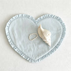 CouldNook Lace Heart Large Placemat - Aesthetic Fabric Table Decor