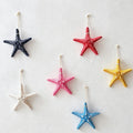 CouldNook Mediterranean Starfish Ornament - Bright Yellow Coastal Decor