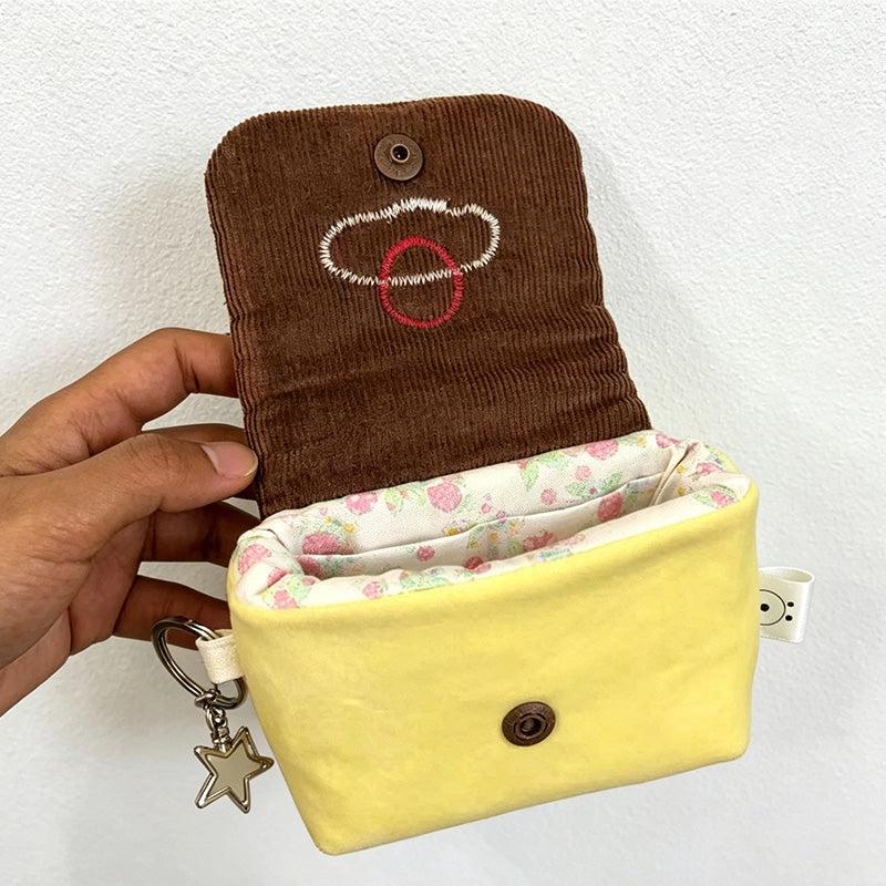 CouldNook Pudding Plush Mini Pouch - Dessert Bag Accent