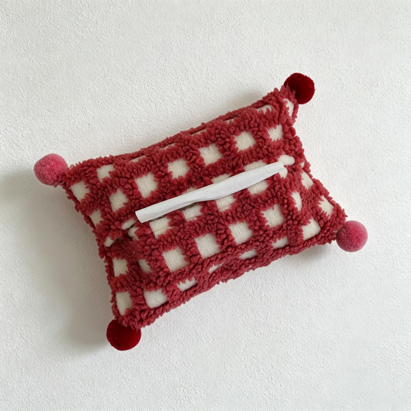 CouldNook Plaid Tissue Cover - Soft Home Detail