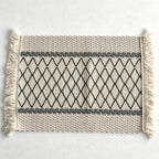CouldNook Nordic Striped Table Mat - Aesthetic Contrast Color Placemat