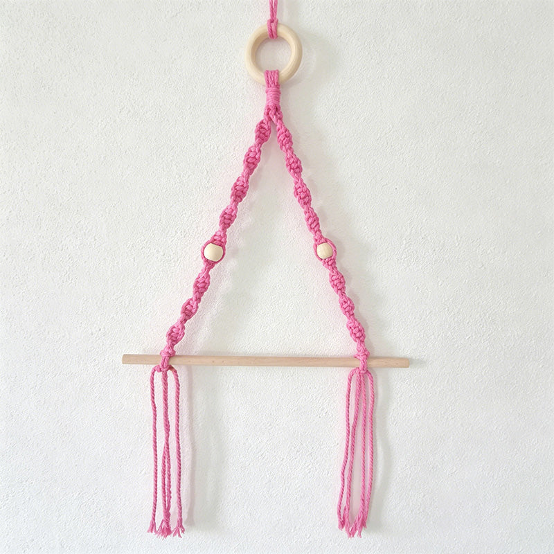 CouldNook Macrame Paper Towel Holder - Kitchen Wall Decor