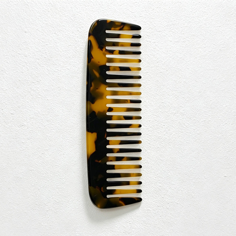 CouldNook Shell Shape Tortoiseshell Pocket Comb - Easy Storage Accent