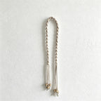 CouldNook Long Macrame Curtain Tieback - Window Drapery Accent