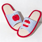 CouldNook Fruit Motif Home Slippers - Soft Home Detail