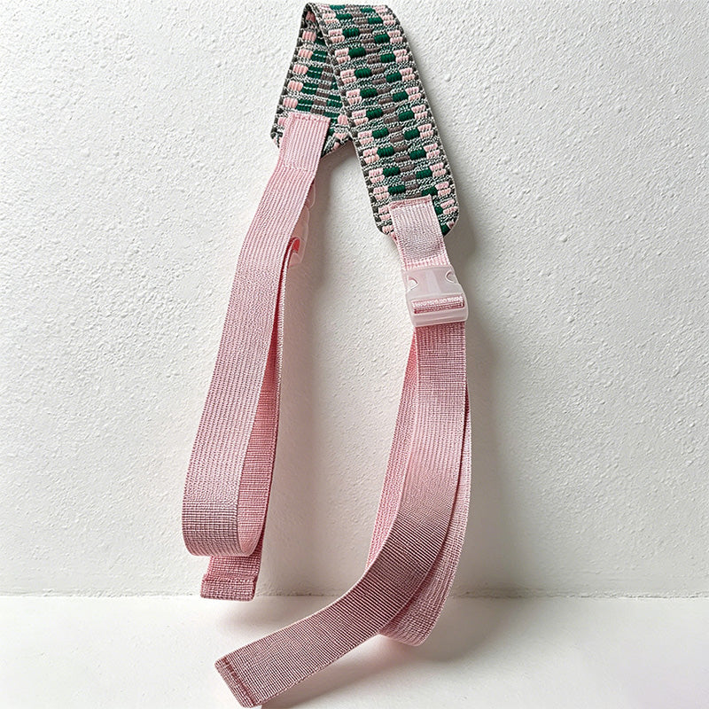 CouldNook Colorful Woven Embroidery Wide Bag Strap - Replacement Crossbody Accessory