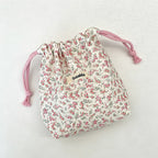 CouldNook Printed Drawstring Storage Pouch - Small Home Organizer