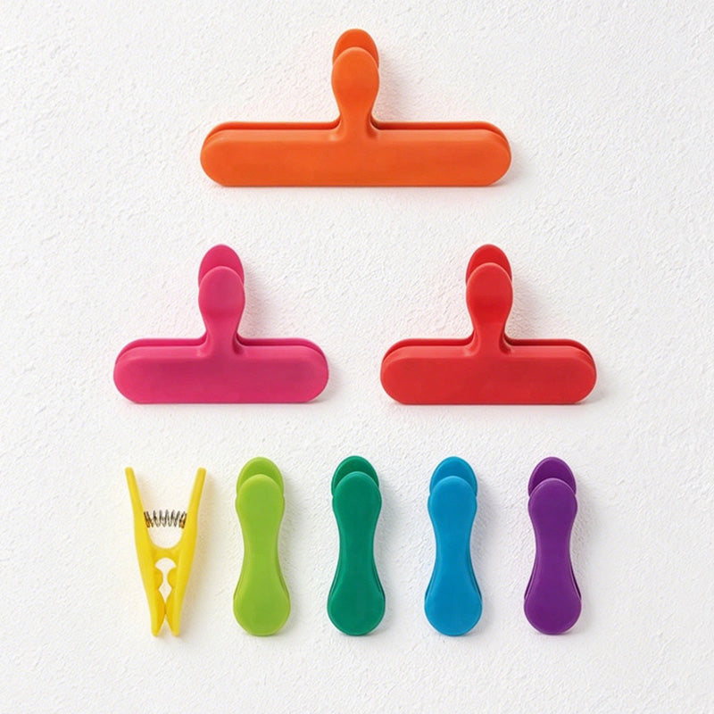 CouldNook Multi Color Bag Sealing Clip Set - Pantry Sorting Accent