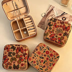 CouldNook Floral Butterfly Jewelry Case - Soft Home Gallery Storage Box
