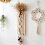 CouldNook Macrame Dried Flower Pocket - Wall Hanging Vase