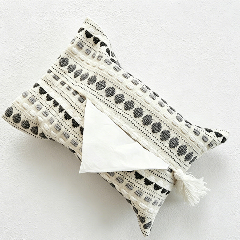 CouldNook Nordic Cotton Tissue Bag - Aesthetic Woven Storage