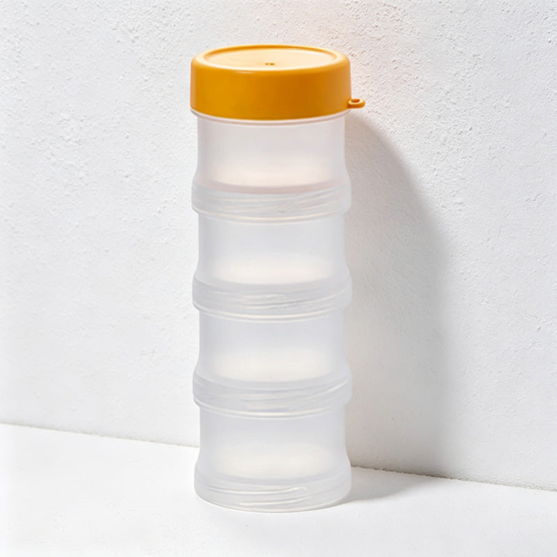 CouldNook Round Transparent Pill Organizer Box - Easy Storage Accent