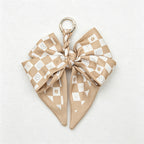 CouldNook 5.51''  Pattern Bow Bag Charm - Handle Accent