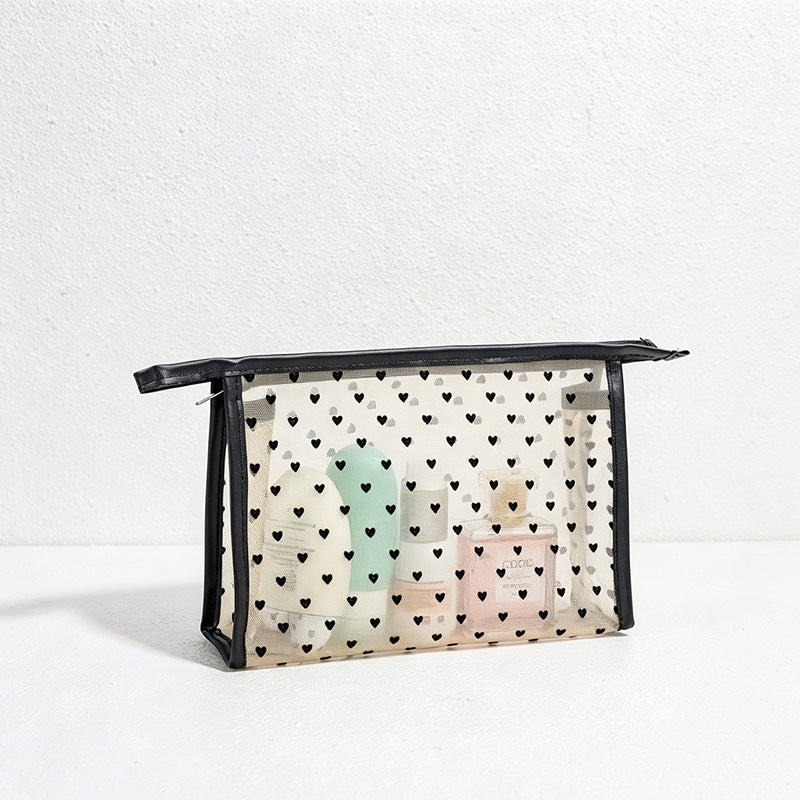 CouldNook Transparent Dot Makeup Pouch - Vanity Storage Accent