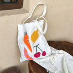 CouldNook Fruit Print Canvas Tote Bag - Everyday Carry Accent