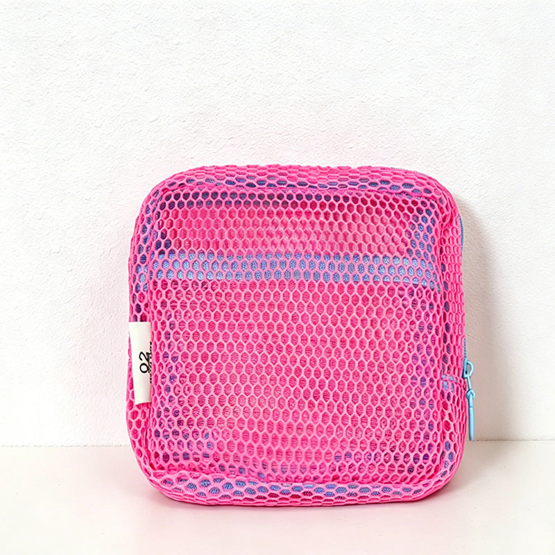 CouldNook Clear Boxy Zip Storage Pouch - Travel Vanity Organizer