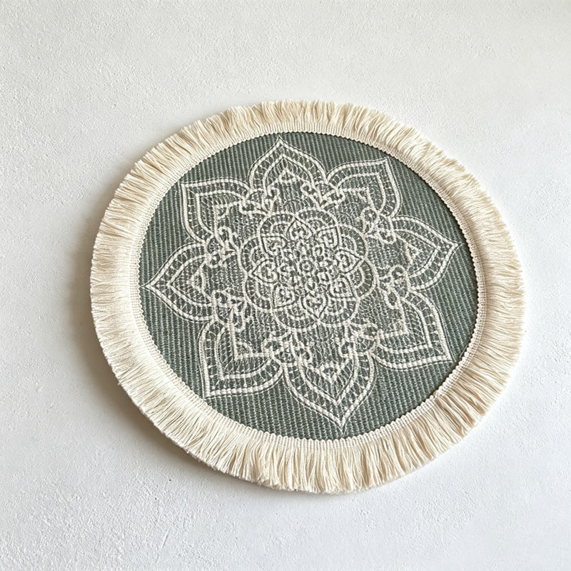 CouldNook Round Table Plate Table Placemat - Soft Home Detail