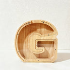 CouldNook 26-letter Wooden Money Box - Desktop Savings Ornament