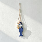 CouldNook Mediterranean Fish & Starfish Hanging - Coastal Shell Ornament