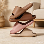 CouldNook Soft EVA Wide Band Slide Slippers - Relaxed Family Accent