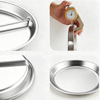 CouldNook Stainless Steel Divided Plate - Everyday Tableware