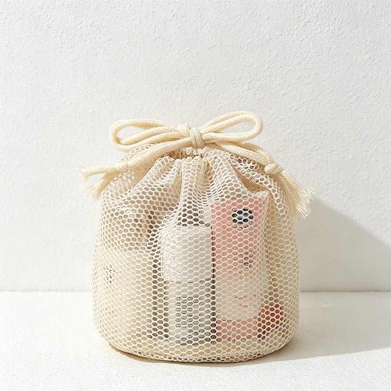 CouldNook Mesh Drawstring Storage Pouch - Home Organizer