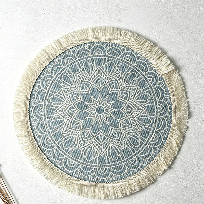 CouldNook Bohemian Tassel Placemat - Aesthetic Woven Table Mat