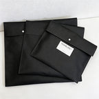 CloudNook Non‑Woven Envelope Pouch‑Snap Button Storage Bag