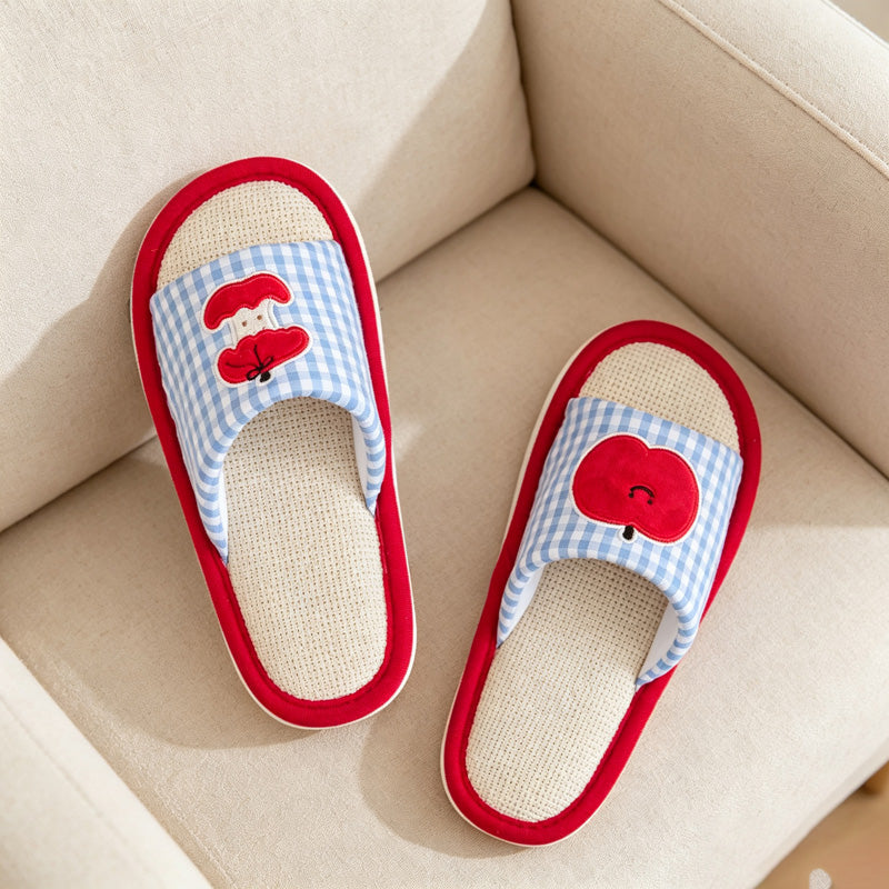 CouldNook Fruit Motif Home Slippers - Soft Home Detail