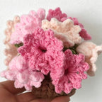 CouldNook Hand Crochet Bellflower Coaster - Floral Heat Resistant Table Decor
