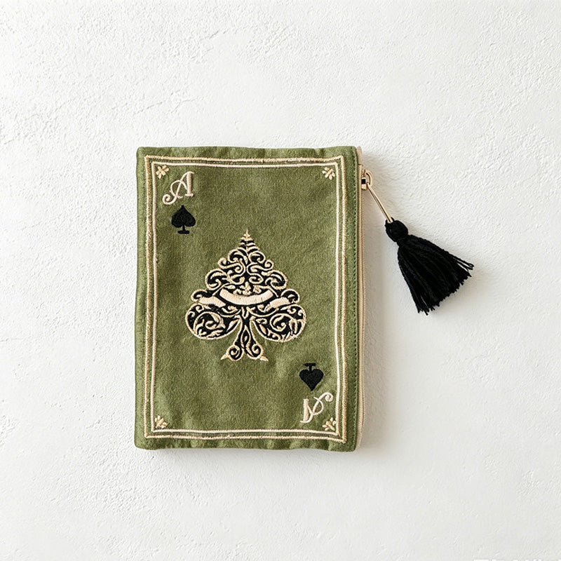 CouldNook Playing Card Cosmetic Pouch - Vanity Display Accent
