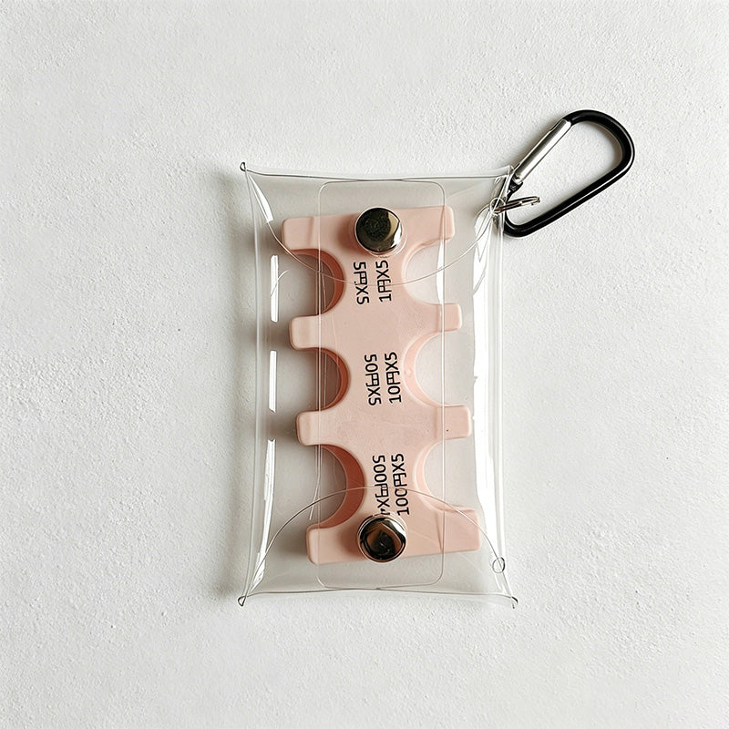 CouldNook Clear Coin Holder Keychain - Everyday Bag Accent