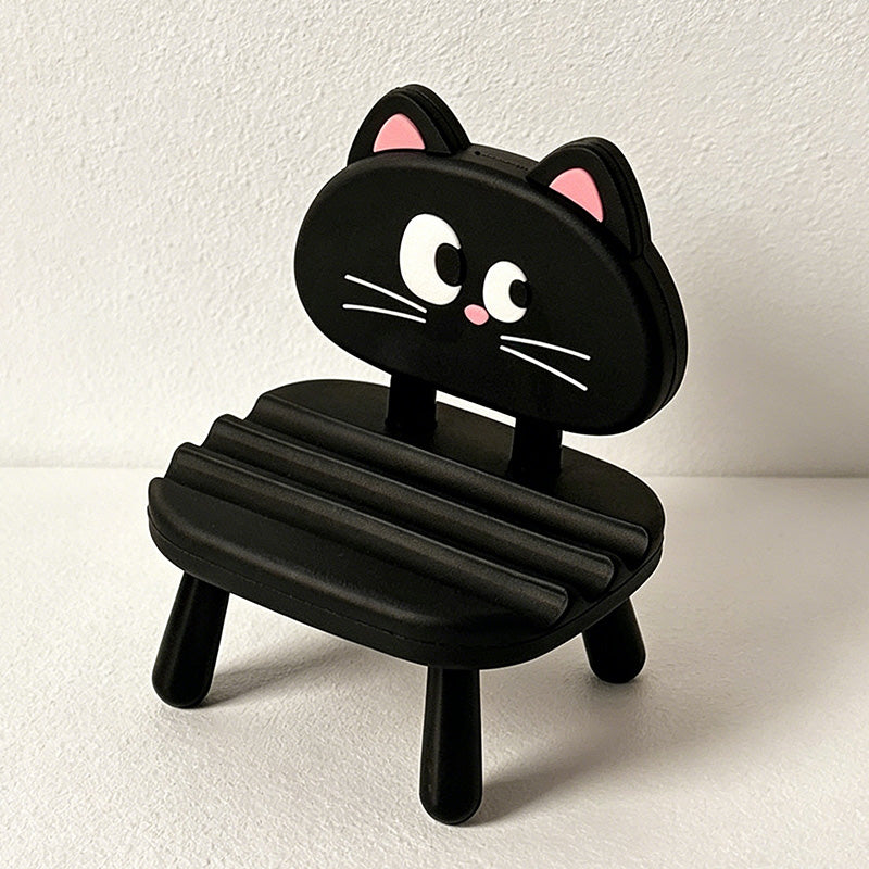 CouldNook Lovely Cartoon Mini Chair Phone Holder - Tablet Stand