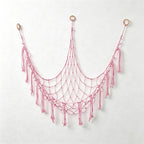 CouldNook Macrame Wall Storage Hammock - Room Organizer Decor