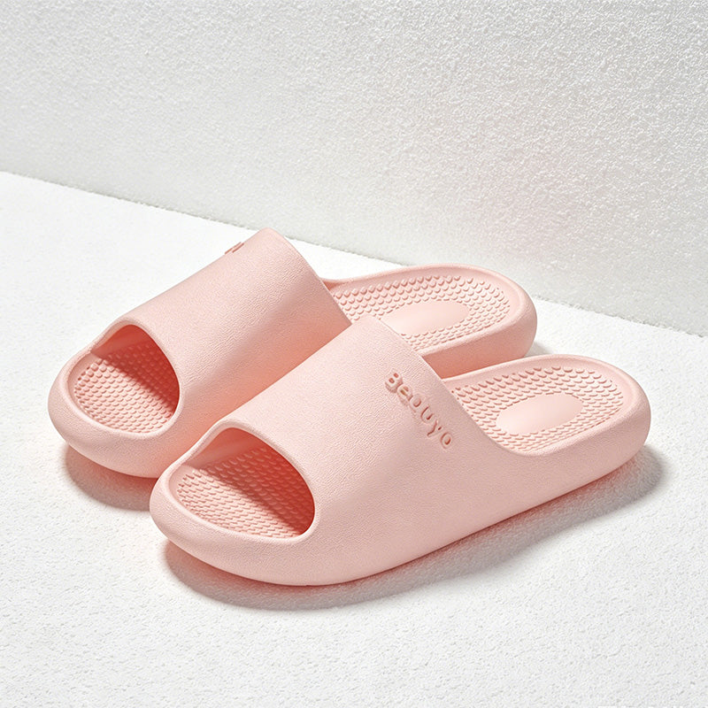 CouldNook Cushioned EVA Open Toe Slide Slippers - Soft Home Accent