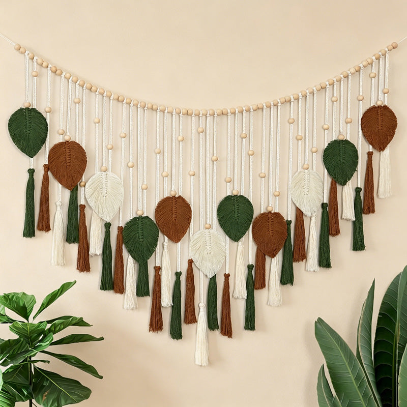 CouldNook Leaf Garland Wall Hanging - Living Room Decor