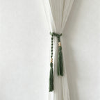 CouldNook Macrame Curtain Tieback - Window Drapery Accent